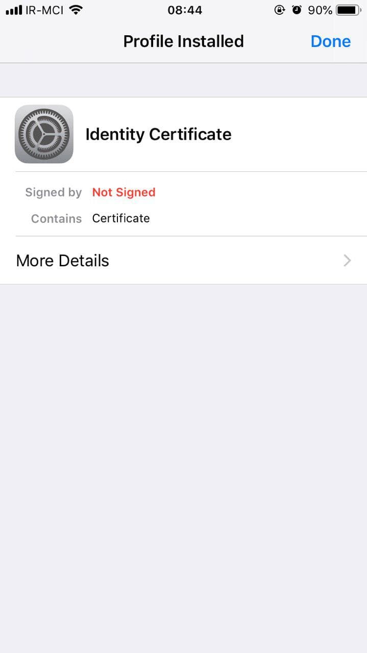 Certman: iphone done