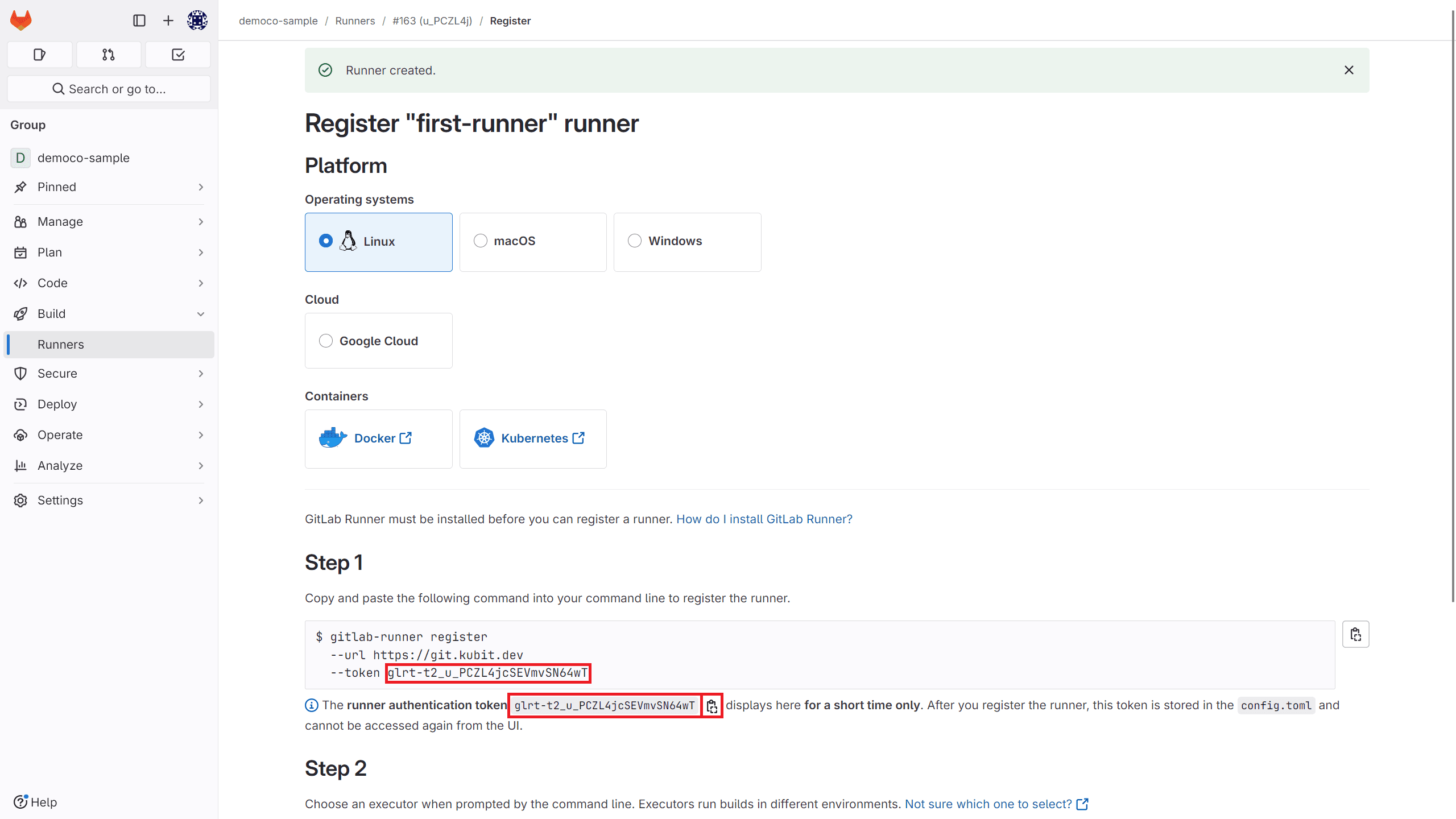 App Install: gitlab-runner-new