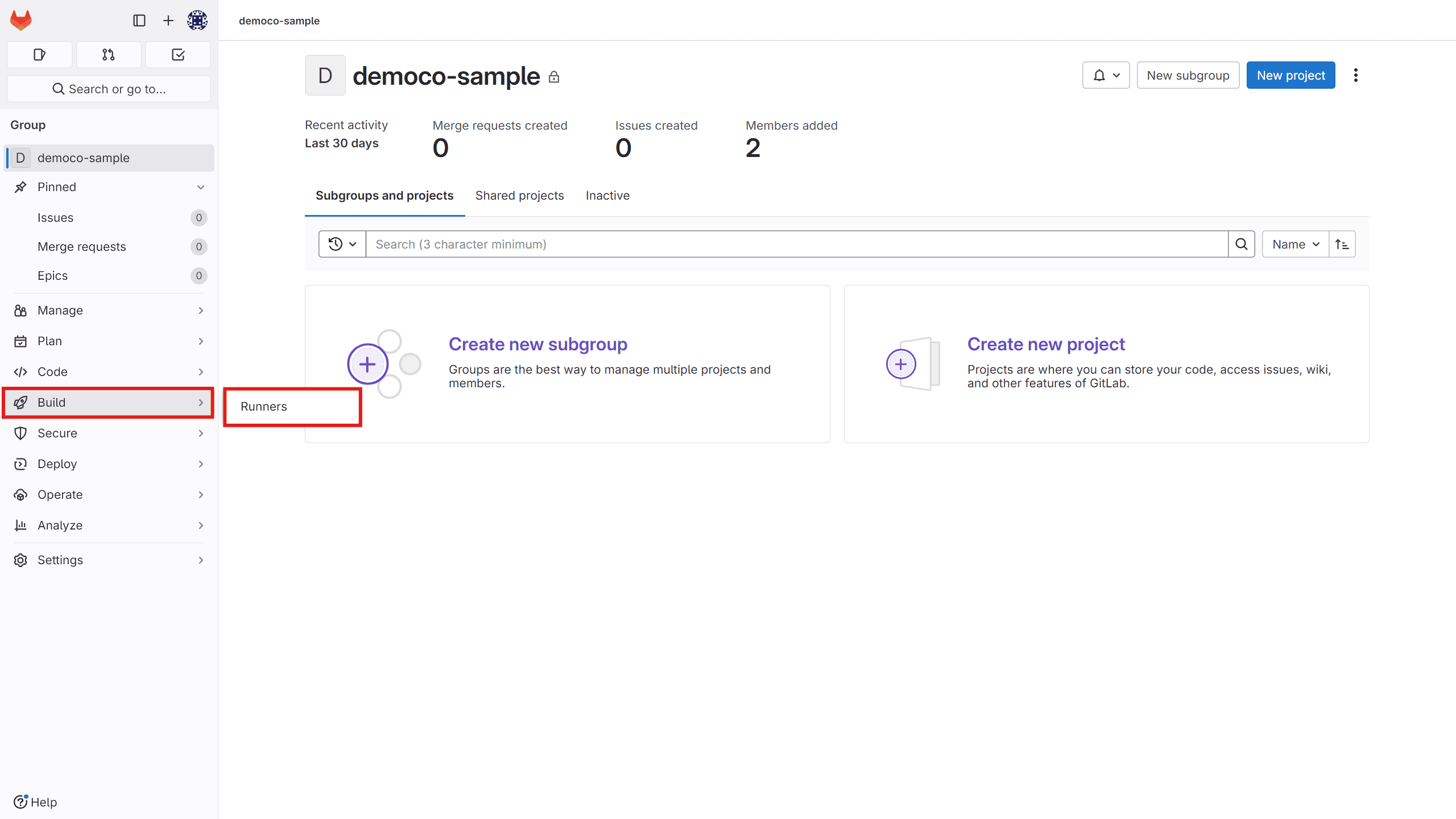 Install App: gitlab-runner-tab