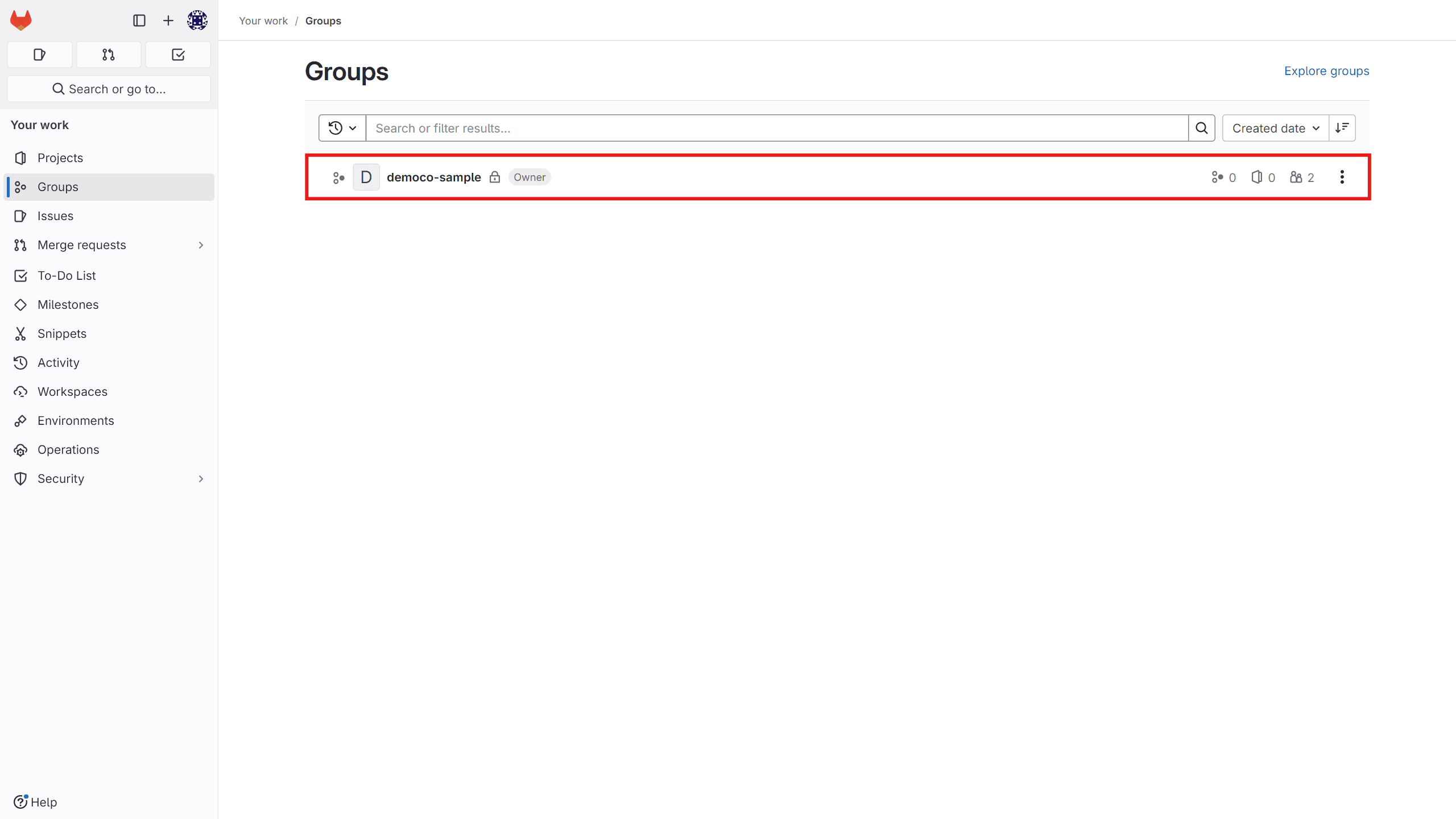 Install App: gitlab-runner-group-selecet