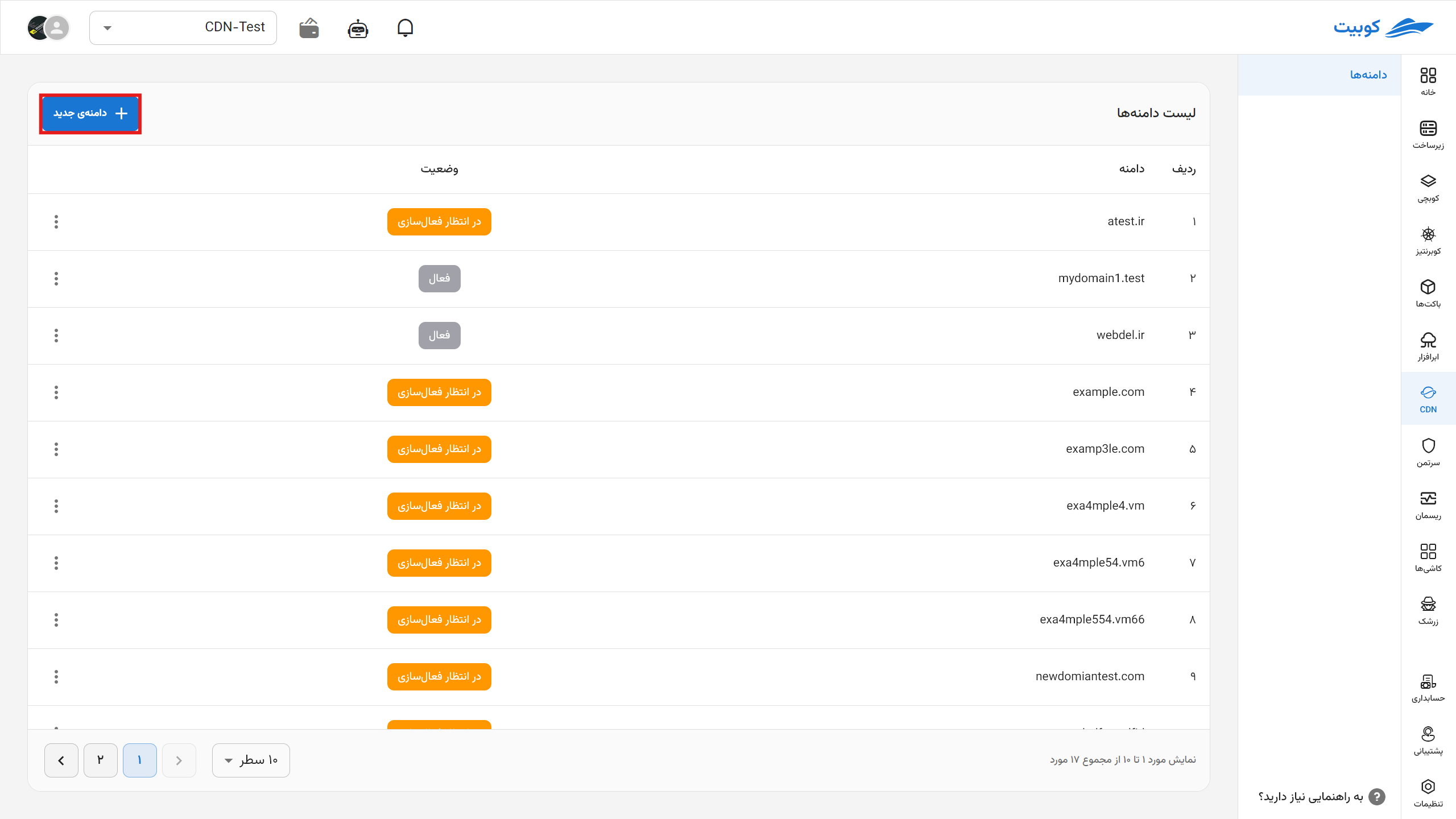 DNSCDN: domain