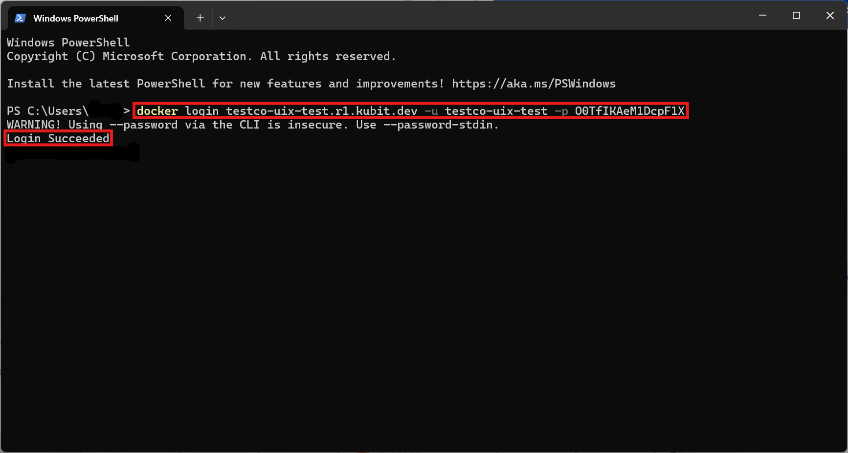 App Install: docker-cli-login