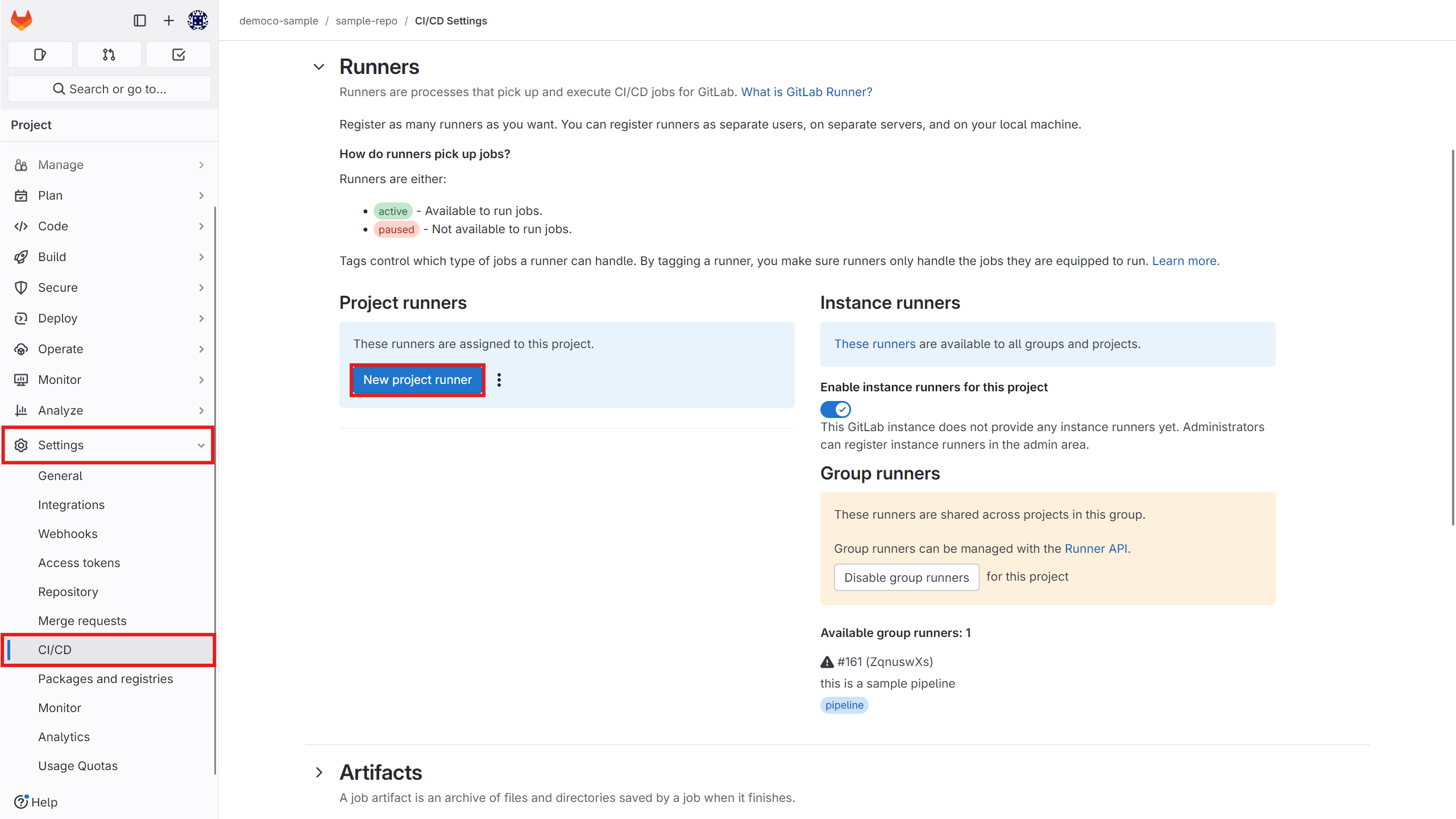 App Insatall: gitlab-runner-add-new