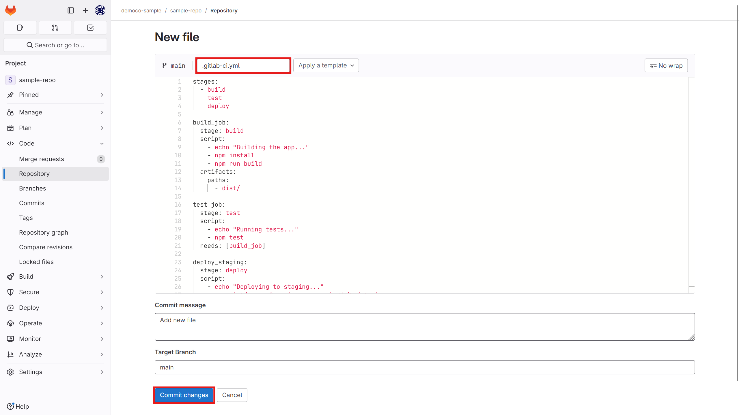 App Insatall: gitlab-runner-ci