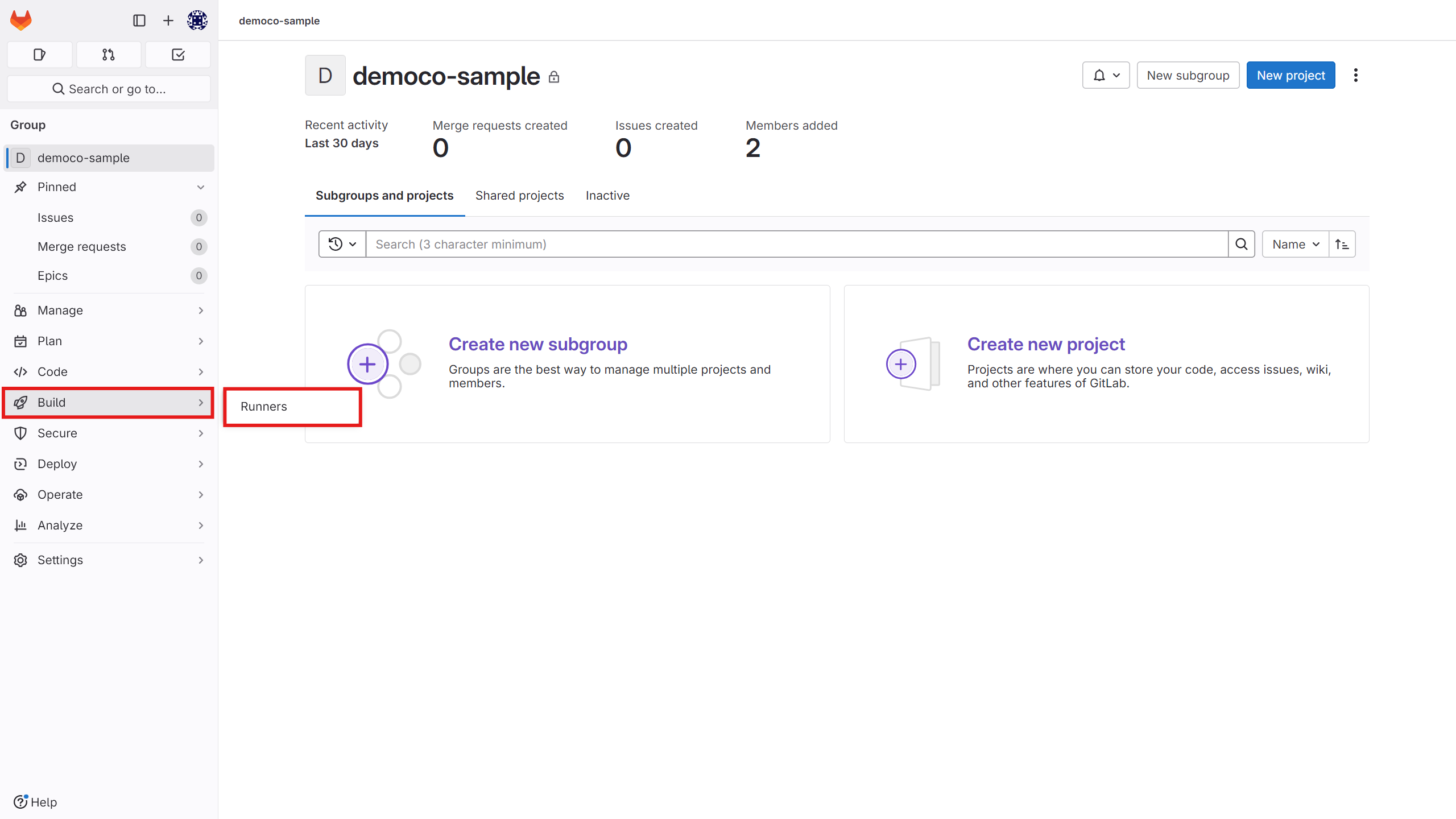 Install App: gitlab-runner-tab