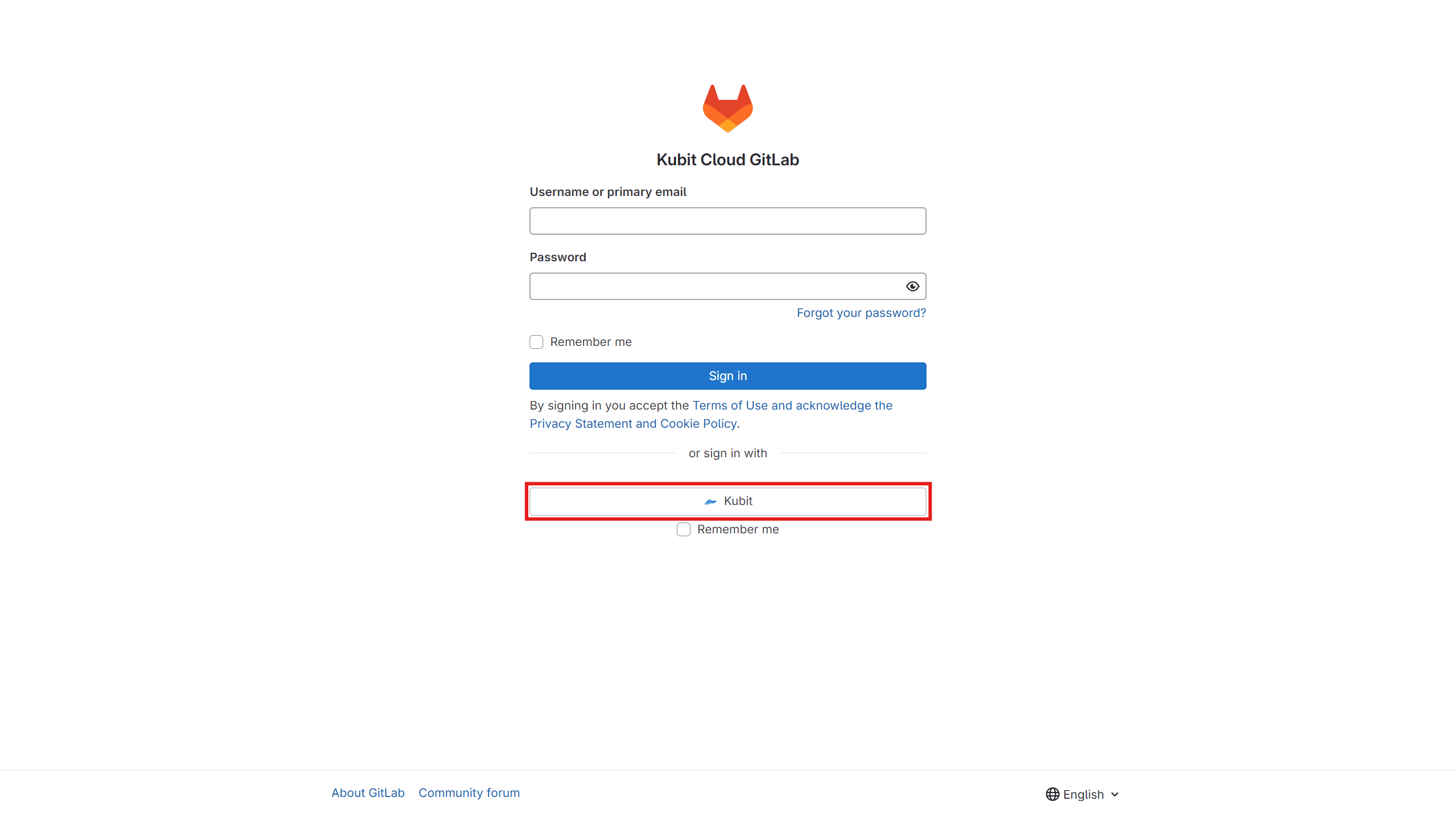 Install App: gitlab-singnlog